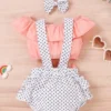 Top de lunares, Shorts de tiras y Diadema - Imagen 2