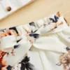 Conjunto de tirantes y shorts con estampado floral niñas - Imagen 3