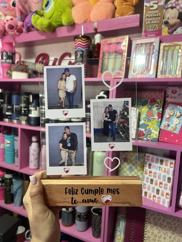 Cuadro de vidrio personalizado