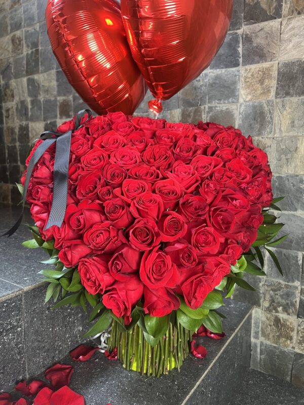 Amor cerca de ti, maxi corazón de rosas - Imagen 2