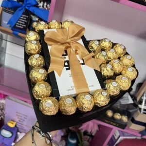 Caja con Ferreros para perfume