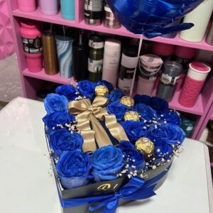 Caja con rosas para colocar perfume